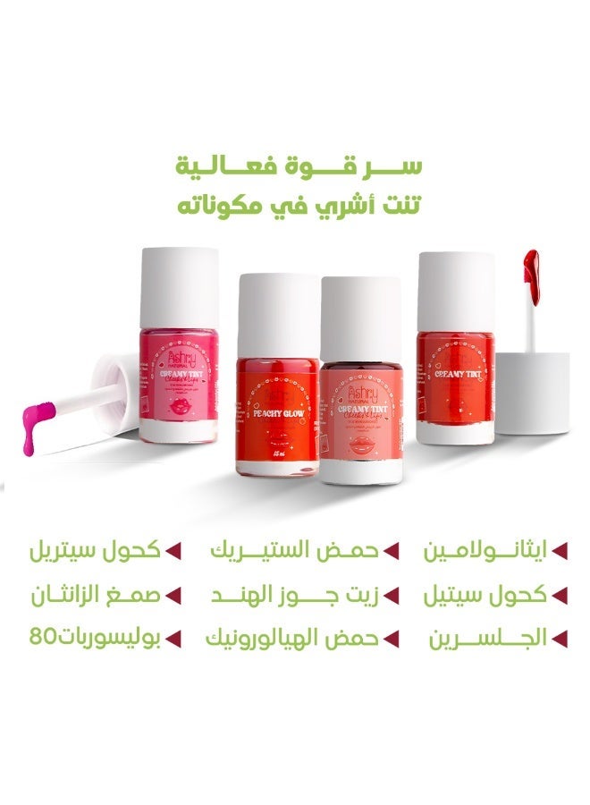 أشري ناتشورال تينت كريمي بينك للشفاه والخدود بحمض الهيالورونيك بلون طبيعي يدوم طويلاً وترطيب عميق - Image 1